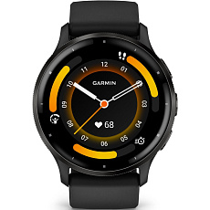 Garmin Venu® 3, Slate/Black, Silicone band