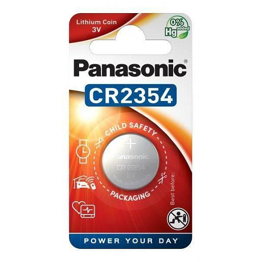 PANASONIC Lithiová baterie (knoflíková) CR-2354EL/1B  3V (Blistr 1ks)