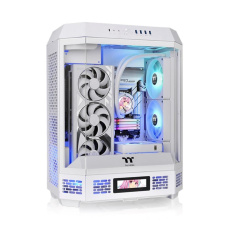 THERMAL TAKE Case The Tower 600, ATX, Průhledná bočnice, 2x 140mm Fan, bílá THERMAL TAKE Case The Tower 600, ATX, Průhledná bočnice, 2x 140mm Fan, bílá
