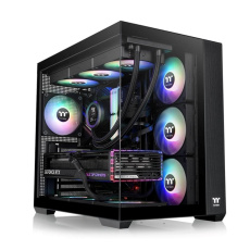 THERMAL TAKE Case View 380 TG ARGB, ATX, Průhledná bočnice, 4x 120mm ARGB Fan, černá THERMAL TAKE Case View 380 TG ARGB, ATX, Průhledná bočnice, 4x 120mm ARGB Fan, černá