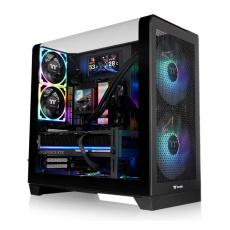 THERMAL TAKE Case View 390 Air, ATX, Průhledná bočnice, 2x 120mm Fan, černá THERMAL TAKE Case View 390 Air, ATX, Průhledná bočnice, 2x 120mm Fan, černá