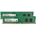 TRANSCEND DIMM DDR4 16GB (Kit of 2) 2666MHz 1Rx16 1Gx16 CL19 1.2V