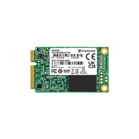TRANSCEND SSD 256GB 370S, mSATA, SATA III, MLC TRANSCEND SSD 256GB 370S, mSATA, SATA III, MLC