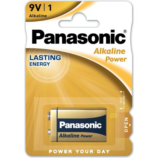 Panasonic Alkaline Power 9V alkalická baterie (1ks)