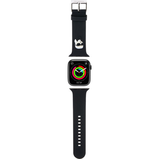 Karl Lagerfeld Karl Head NFT řemínek pro Apple Watch 42/44/45/49mm černý
