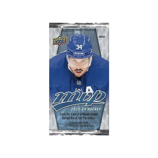 Hokejové karty Upper Deck - 23-24 UD MVP Hockey Hobby Balíček