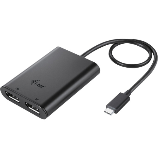 i-tec USB-C Dual 4K/60Hz (1x 8K/30Hz) DP videoadaptér