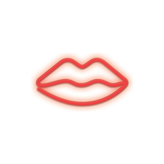 Forever Light dekorativní LED neon Rty červené Forever Light dekorativní LED neon Rty červené