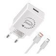 Obal:Me nabíječka USB-A (10W) + USB-A/USB-C kabel (1m) bílá