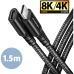 AXAGON BUCM32-CF15AB prodlužovací kabel USB-C 1.5m černý