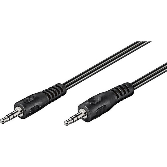 PremiumCord 3,5mm/3,5mm kabel 2m černý