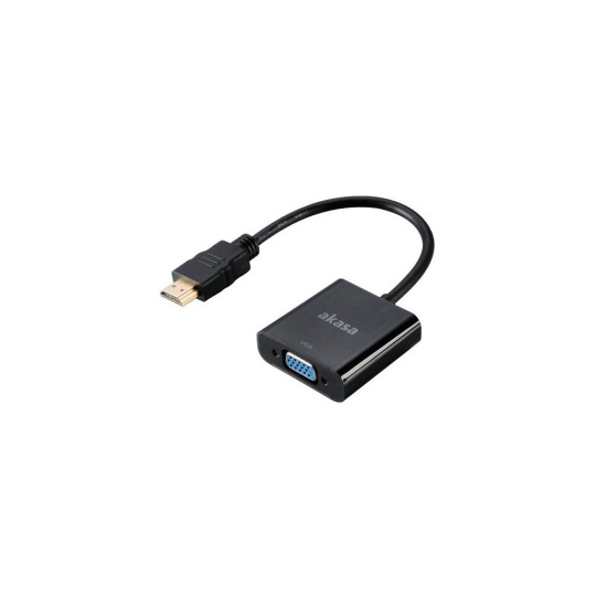 AKASA adaptér HDMI na VGA 20cm AKASA adaptér HDMI na VGA 20cm