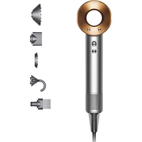 Dyson Supersonic HD07 fén na vlasy stříbrný/měděný Dyson Supersonic HD07 fén na vlasy stříbrný/měděný