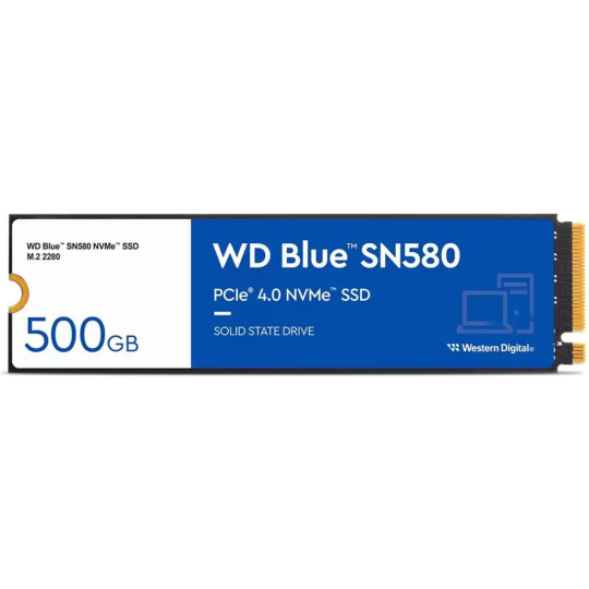 WD BLUE SSD NVMe 500GB PCIe SN580