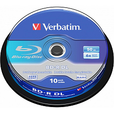 VERBATIM BD-R(10 ks) DualLayer/spindle/6X/50GB