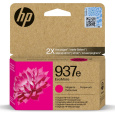 HP 937e EvoMore Magenta originální kazeta s inkoustem purpurová