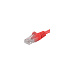 PremiumCord RJ45/RJ45 Cat6 UTP patch kabel 0,5m červený