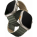 UNIQ Revix oboustranný řemínek pro Apple Watch 49/45/44/42mm Moss (zelený/béžový)