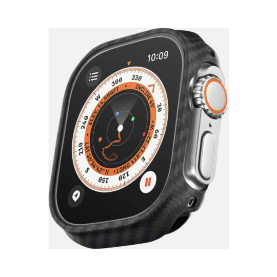 Pitaka Air Case ochranný kryt Apple Watch Ultra 49 mm černý/šedý