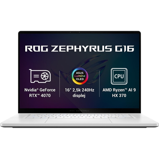 ASUS ROG Zephyrus G16 (GA605WI-NEBULA016W) bílý