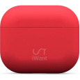 iWant AirPods 3.generace ultra-tenké pouzdro červené