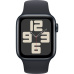Apple Watch SE (2023) Cellular 40mm sportovní silikonový řemínek temně inkoustový S/M