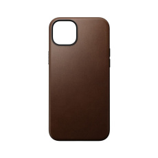 Nomad Modern Leather MagSafe kryt iPhone 15 Plus hnědý