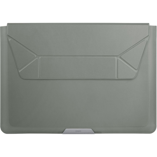 UNIQ Oslo pouzdro se stojánkem pro 14" notebook šedo zelené UNIQ Oslo pouzdro se stojánkem pro 14" notebook šedo zelené