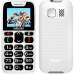 EVOLVEO EasyPhone mobilní telefon pro seniory s nabíjecím stojánkem bílý