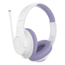 Belkin SOUNDFORM™ Inspire dětská bezdrátová sluchátka bílá/fialová