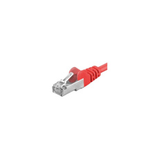 Premiumcord Patch kabel CAT6a S-FTP, RJ45-RJ45, AWG 26/7 5m červená