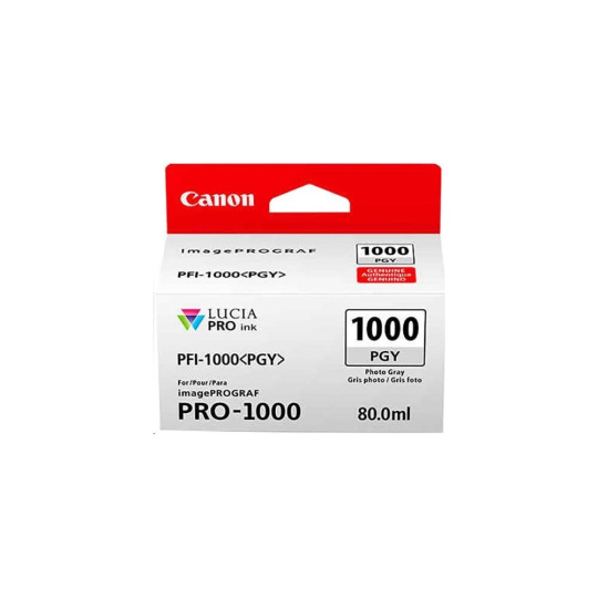 Canon PFI-1000PGY cartridge foto šedá