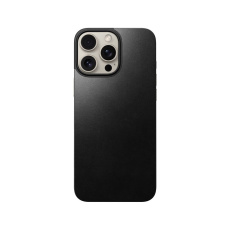 Nomad Magnetic Leather Back MagSafe kryt iPhone 16 Pro Max černý
