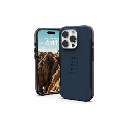 UAG Civilian Magsafe kryt iPhone 16 Pro tmavě modrý