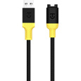 Tactical Recce 3:20 kabel pro Garmin USB-A Black/Yellow