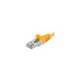 Premiumcord Patch kabel CAT6a S-FTP, RJ45-RJ45, AWG 26/7 5m žlutá