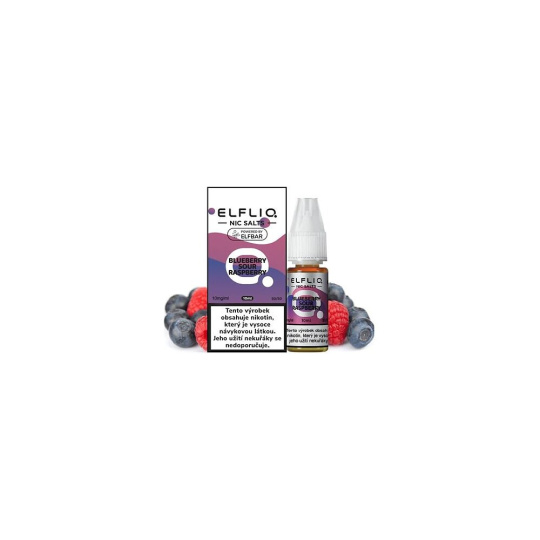 Elfliq Salt Raspberry Borůvka a malina 10ml (10mg)