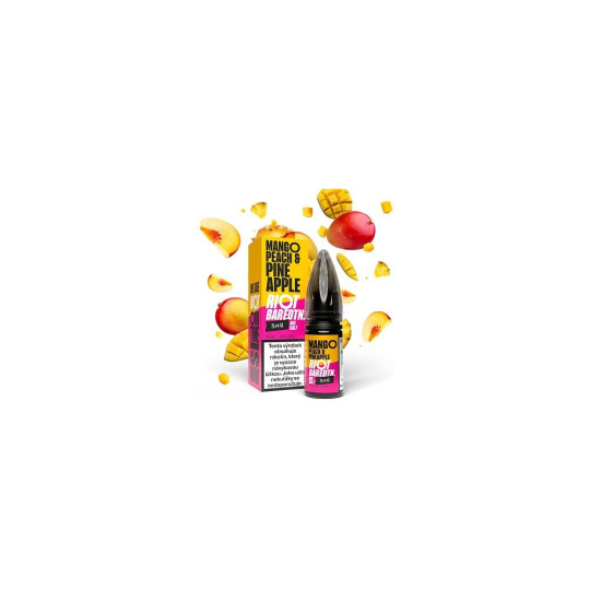 Riot BAR EDTN Salt Mango, broskev a ananas 10ml (5mg)