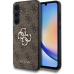 Guess PU 4G Metal Logo kryt pro Samsung Galaxy A35 5G hnědý