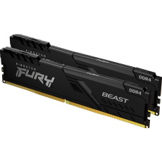 Kingston FURY Beast 32GB 3733MHz DDR4 CL19 DIMM (2x16GB) 1Gx8 Black