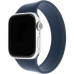 FIXED provlékací silikonový řemínek Apple Watch 42/44/45mm XS modrý