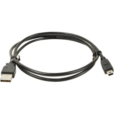 PremiumCord USB-A/MiniUSB-B kabel 1m černý
