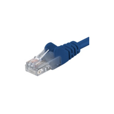 PremiumCord Patch kabel UTP RJ45-RJ45 level 5e 0.25m modrá