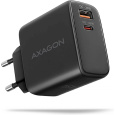 AXAGON ACU-PQ45 nabíječka do sítě 2x port 45W černá