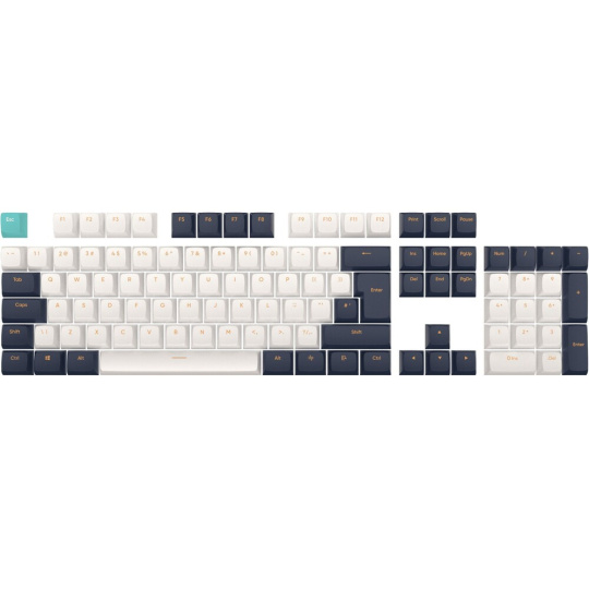 Dark Project - Navy Blue / Ivory keycaps