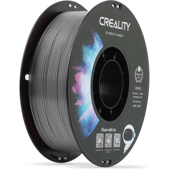 Creality CR-PETG filament 1,75 mm 1 kg šedá