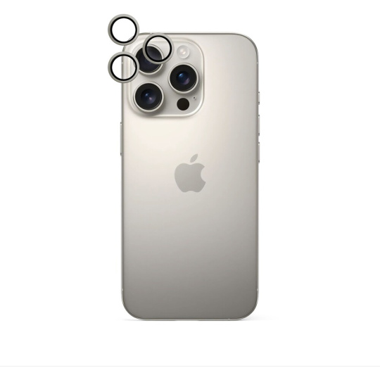 iWant ochrana čoček na kameru Apple iPhone 16 Pro/16 Pro Max přírodní titan iWant ochrana čoček na kameru Apple iPhone 16 Pro/16 Pro Max přírodní titan