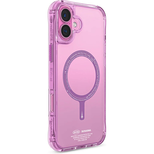 SKINARMA Saido Mag-Charge kryt iPhone 16 růžový