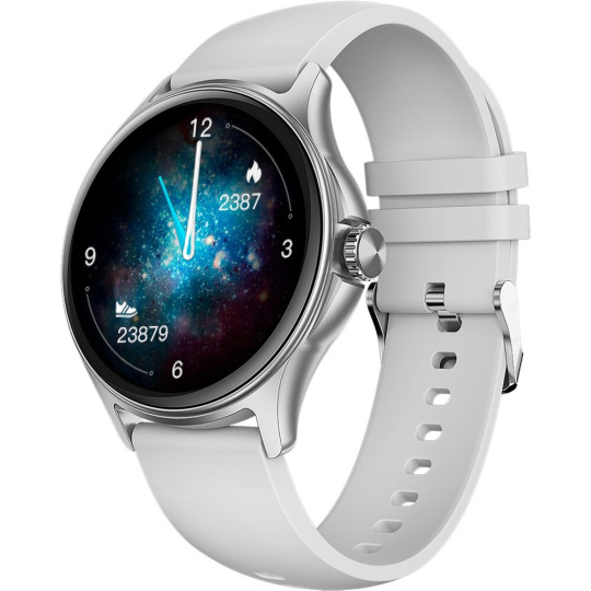 Niceboy Watch Pixel 2 Artic chytré hodinky stříbrné Niceboy Watch Pixel 2 Artic chytré hodinky stříbrné