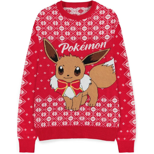 Vánoční svetr Pokémon - Eevee Christmas 2XL